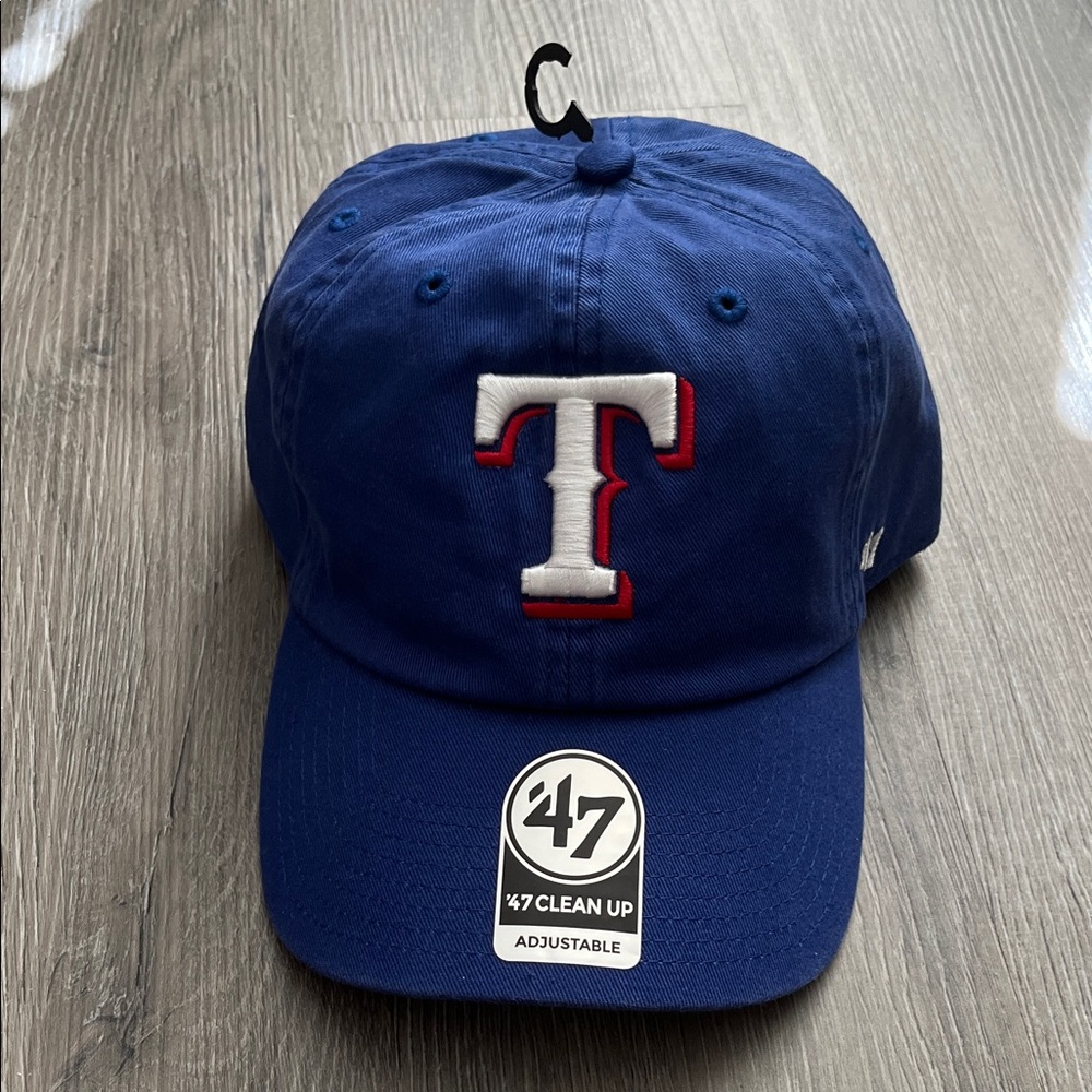 47 Brand Royal Blue Texas Rangers Cap New!